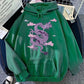 Kawaii Dark Green Sky Dragon Harajuku Hoodie