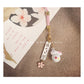Kawaii Cherry Blossom Bunny Phone Pendant