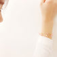 Model Wearing Our Pink Cherry Blossom Crystal Bracelet