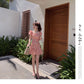 Spring Peach Dress