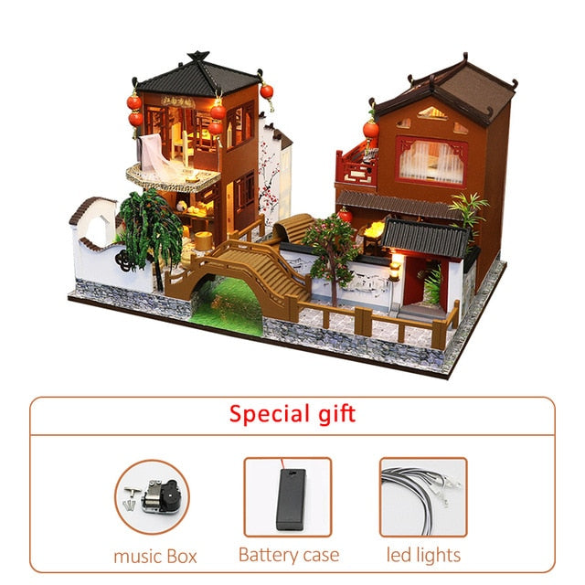 Chinese Ancient Town Dollhouse Kit