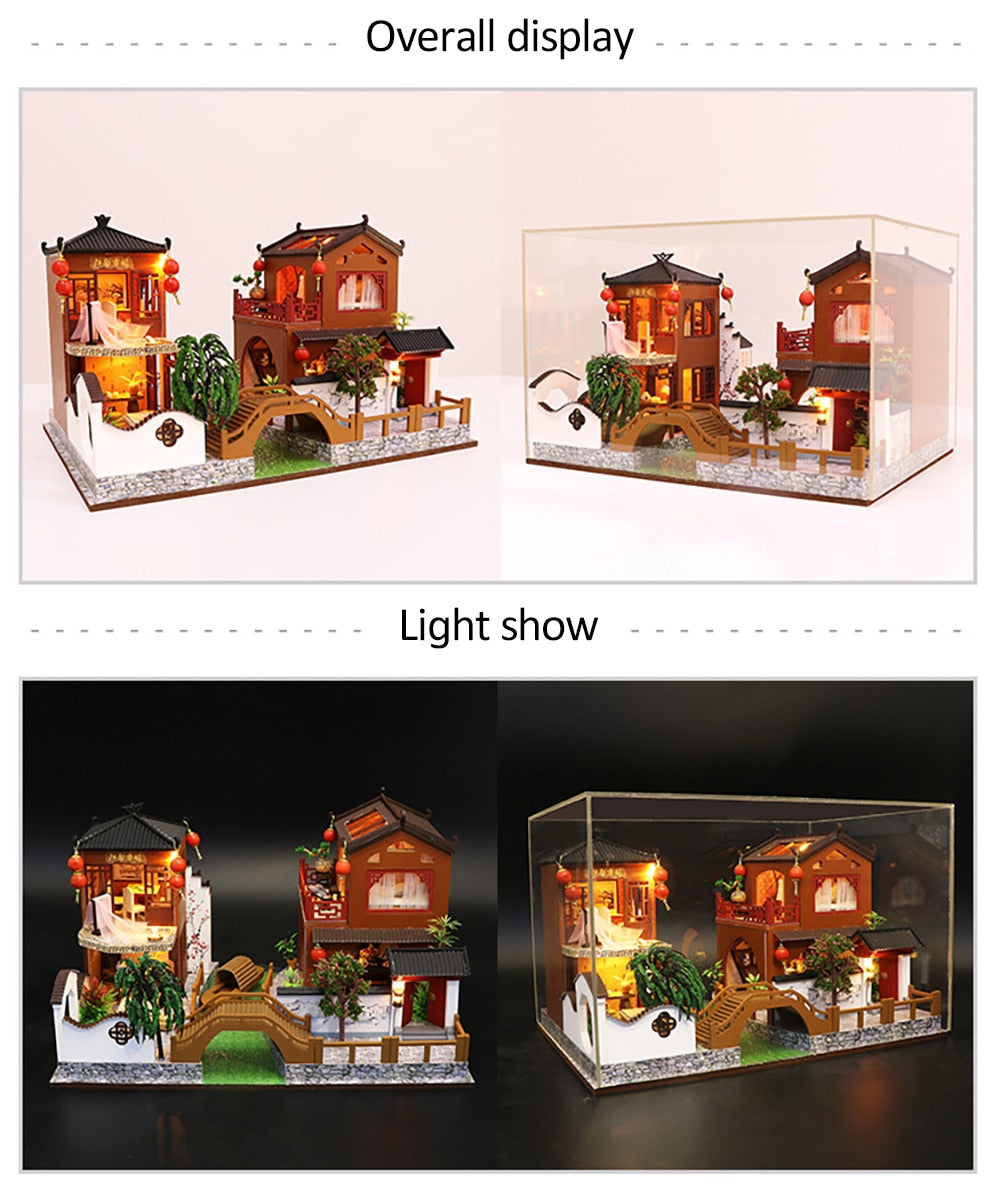 Chinese Ancient Town Dollhouse Kit