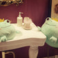 Kawaii Green Frog Prince Plushies