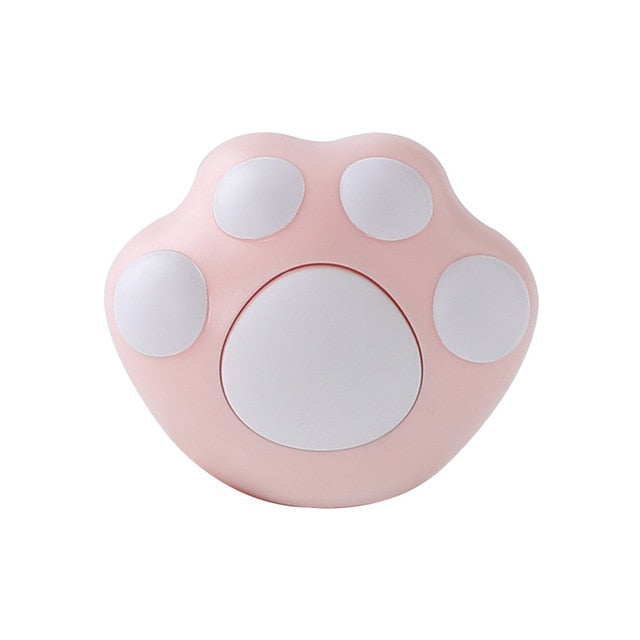 Kawaii Cat Paw Wall Hook in Pink