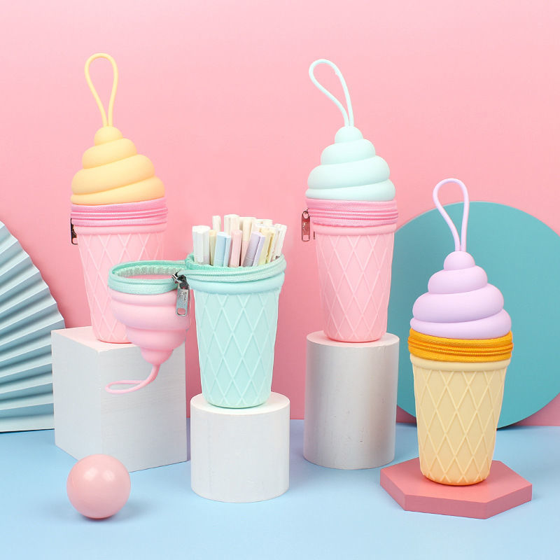 Kawaii Ice Cream Pencil Cases