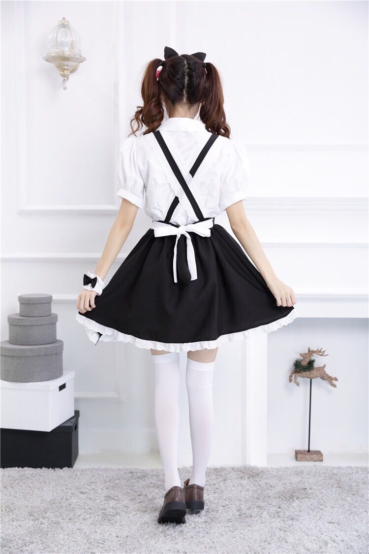 Kawaii Cat Overalls Dress Yellow / One Size Kawaii Cat Overalls Dress Yellow / One Size