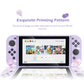 Pastel Purple Nintendo Switch Cover with Ice Cream Cat Design