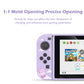 Pastel Purple Nintendo Switch Cover with Ice Cream Cat Design