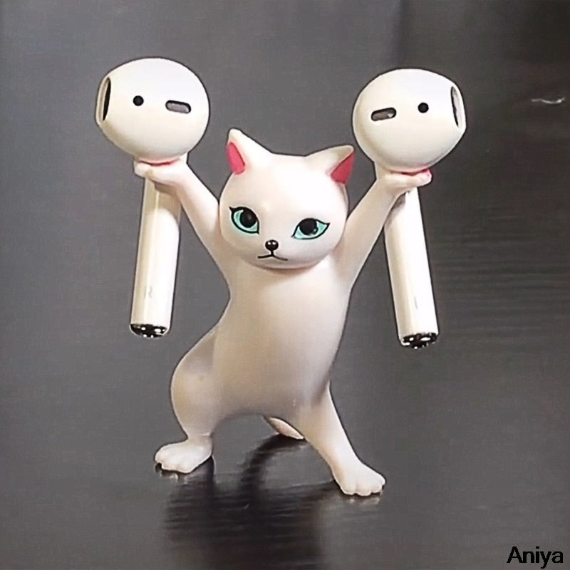 Kawaii Cat Airpods holder