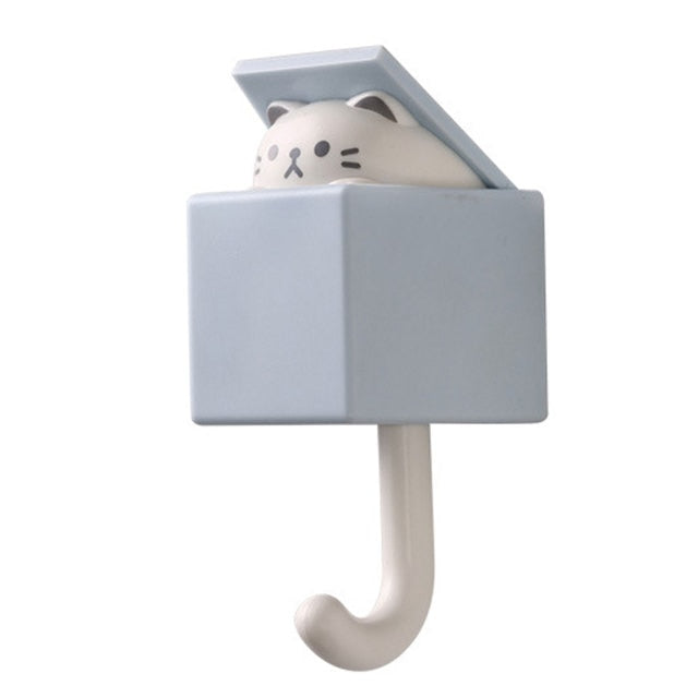 Kawaii Grey Cat Hanger Hook