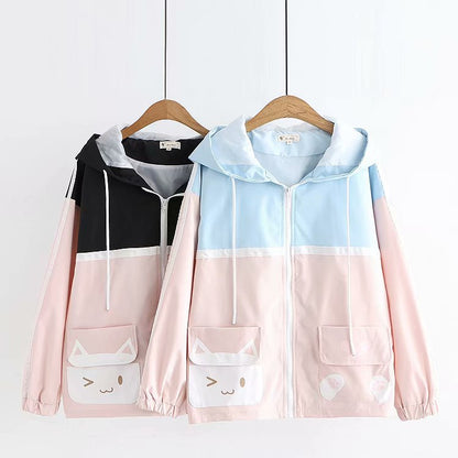 Kawaii Pastel Neko Hoodies