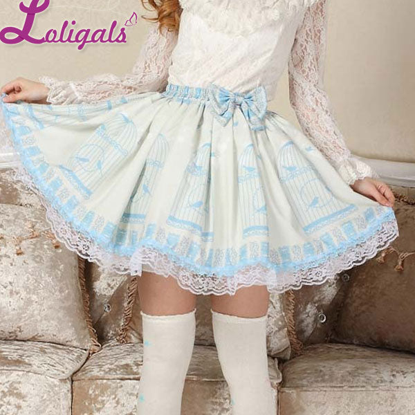 Kawaii Sweet Lolita Nightingale Skirt