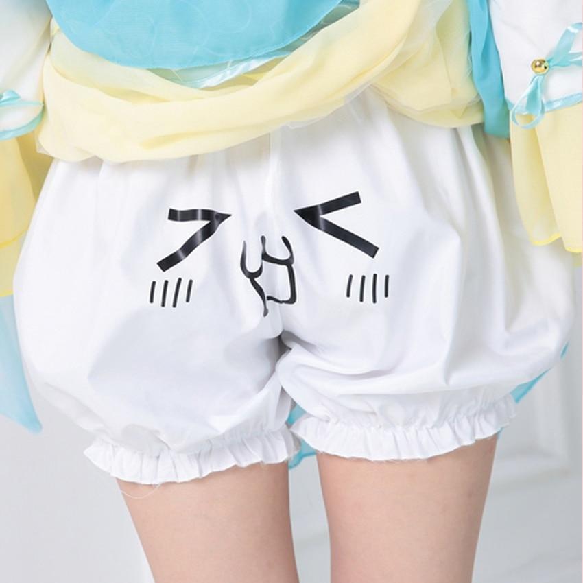 Kawaii Emoticon Pumpkin Bubble Shorts