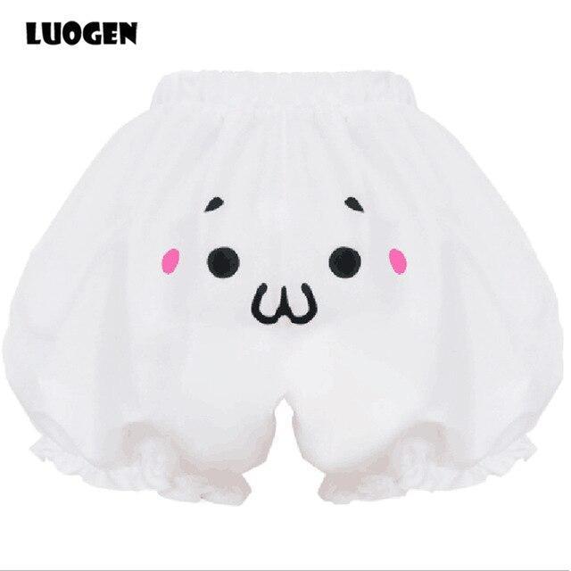 Kawaii Sweet Emoticon Pumpkin Bubble Shorts