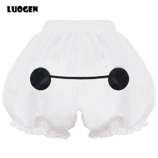 Kawaii Emoticon Pumpkin Bubble Shorts