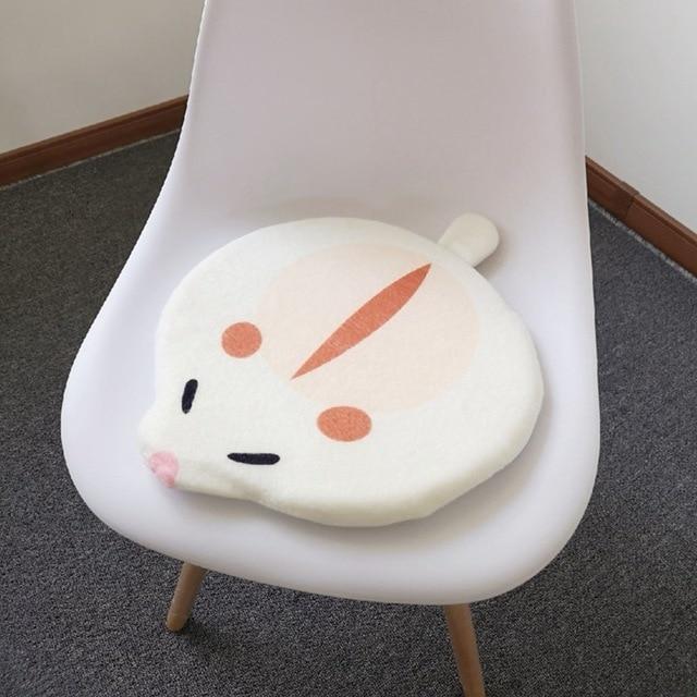 Kawaii Brown Soft Hamster Seat Cushion