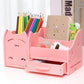 Pink Neko Cat Desktop Organizer