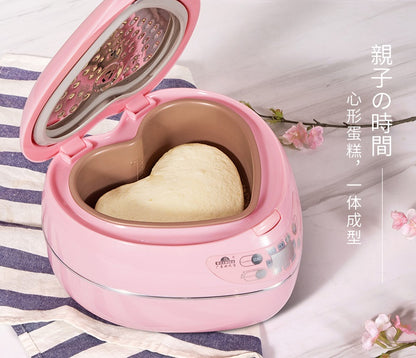 Say Hello to My Nice Cooker ur Doing Gr8 Japanese Heart-shaped Rice Cooker  Pink Pastel Soft Enamel Pin 
